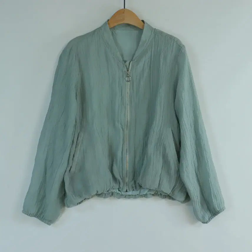 [BUNJANG] Kimseoryong Genuine Zipper Cropped Jacket Loose Fit / 김서룡 Kimseoryong 정품 집업 크롭 자켓 55 루즈핏