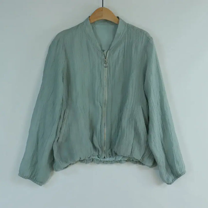 [BUNJANG] Kimseoryong Genuine Zipper Cropped Jacket Loose Fit / 김서룡 Kimseoryong 정품 집업 크롭 자켓 55 루즈핏