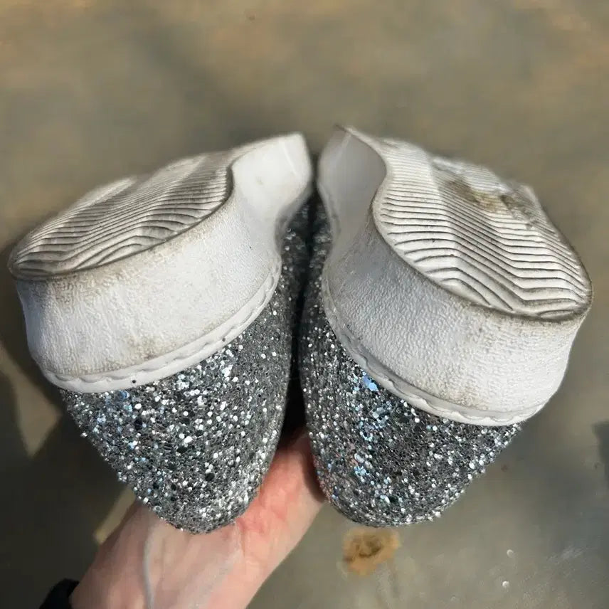 [BUNJANG] Chiara Ferragni Glitter Slip-On Sneakers / 키아라페라그니 글리터 슬립온 스니커즈