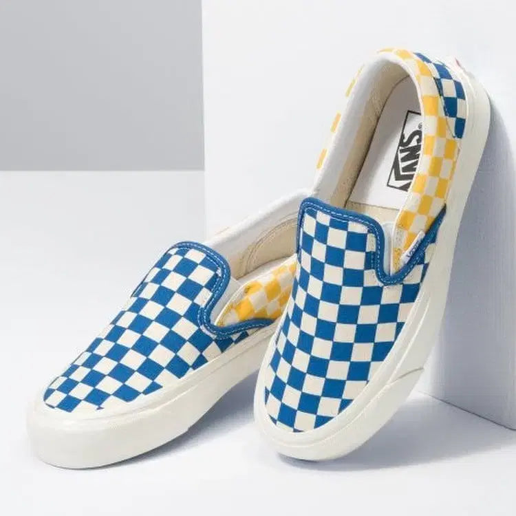 [BUNJANG] Vans Classic Slip-On 98 DX Checkerboard Anaheim Factory (Size 275) / 275 반스 클래식 슬립온 98 DX 체커보드 애너하임 팩토리 VANS