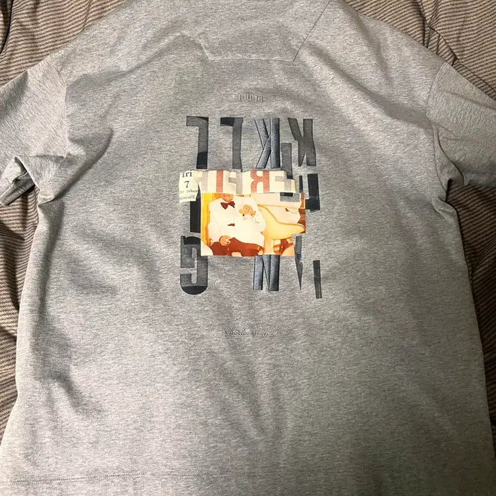 [BUNJANG] Juun.J Oversized T-Shirt Grey / 준지 Juun.J 반팔 티셔츠 그레이 오버핏