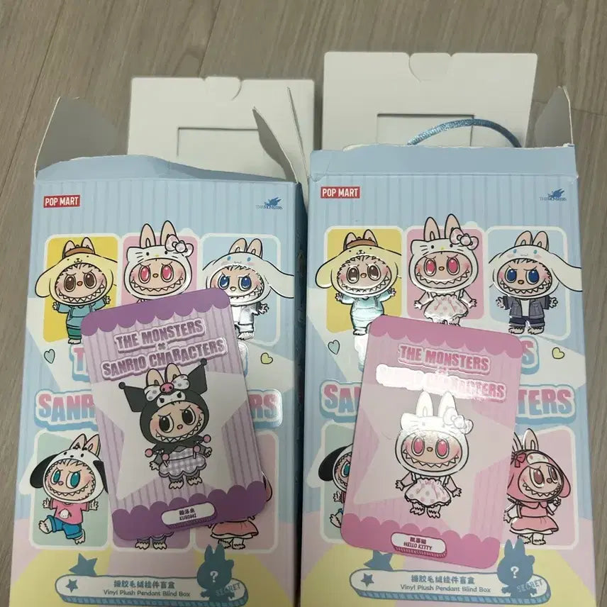 [BUNJANG] Pop Mart Sanrio Labubu Hello Kitty &amp; Kuromi Doll Bundle Set / 팝마트 산리오 라부부 키티 쿠로미 인형 2개 일괄