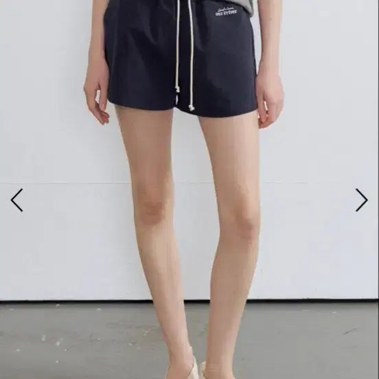 [BUNJANG] Fribour 07 Logo Banding Short Pants Navy / (새상품)프리버07 로고 밴딩 숏팬츠 네이비 새상품