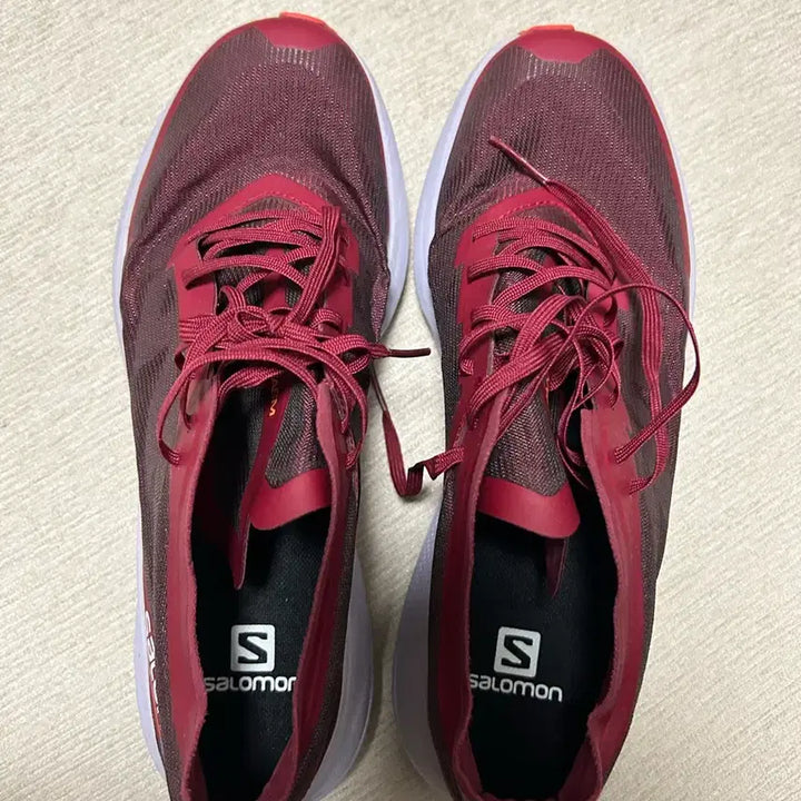 [BUNJANG] Salomon Phantasm Running Shoes Burgundy / 살로몬 운동화 버건디