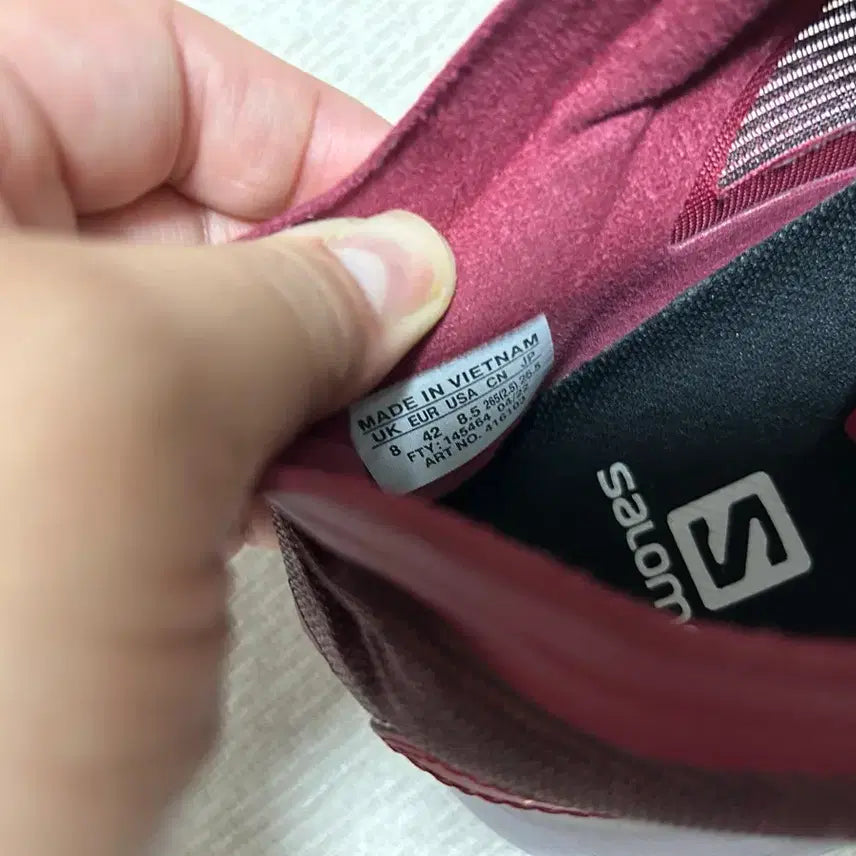 [BUNJANG] Salomon Phantasm Running Shoes Burgundy / 살로몬 운동화 버건디