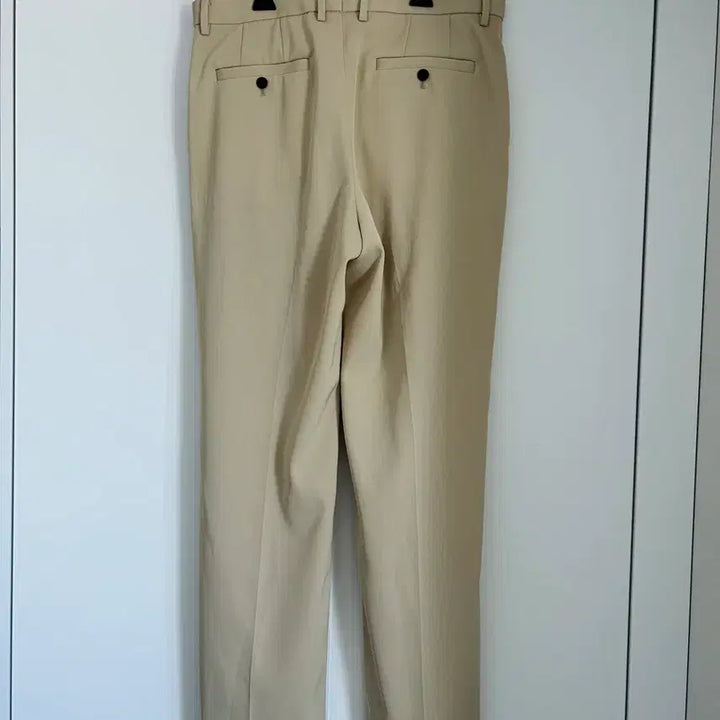[BUNJANG] Sandro Homme Beige Cotton Blend Slacks Size 42 / (산드로 옴므) 베이지 코튼 혼방 슬랙스 사이즈 42