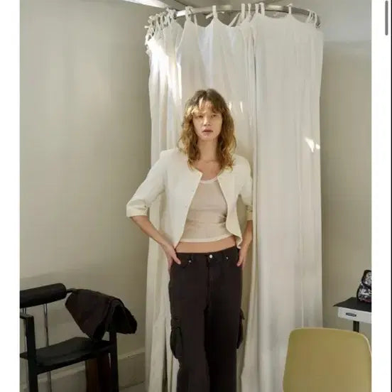 [BUNJANG] 108 lb Pigment Cargo Pants Brown / 108파운드 피그먼트 카고 팬츠 브라운 상태좋음