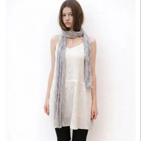 [BUNJANG] Anniz Wrinkle Long Scarf / (새상품)앤니즈 링클 롱 스카프