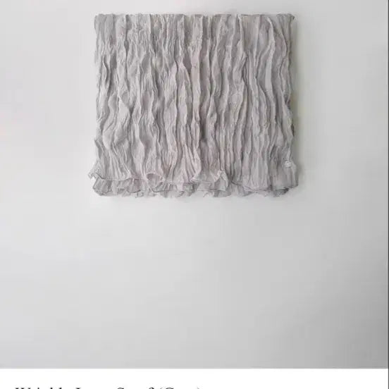 [BUNJANG] Anniz Wrinkle Long Scarf / (새상품)앤니즈 링클 롱 스카프
