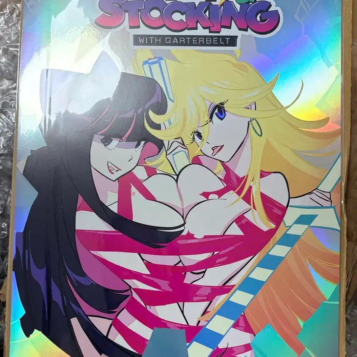 [BUNJANG] New Jeans A3 Metallic Illustration Poster / 뉴 팬스가 New 팬티 &amp; 스타킹 스시오 A3 메탈릭 일러스트 포스터
