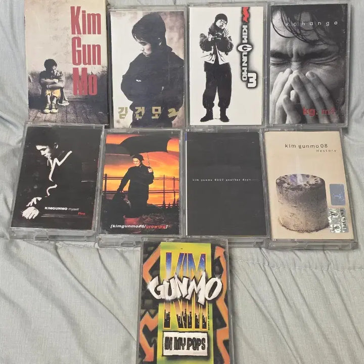[BUNJANG] Kim Gun Mo Cassette Tape Bundle Set / 김건모 카세트테이프 일괄