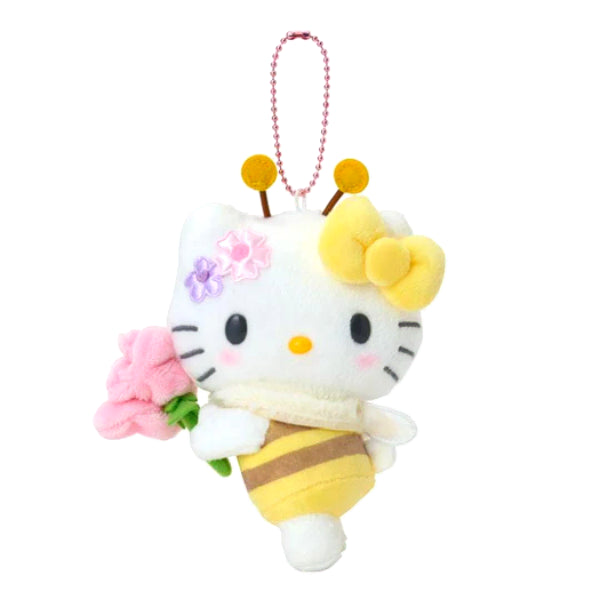 [BUNJANG] Sanrio Hello Kitty "Flower Delight" Mascot Keychain Doll / [당일발송]키티 꽃이좋아 KC 인형 마스코트 키링 헬로키티 산리오