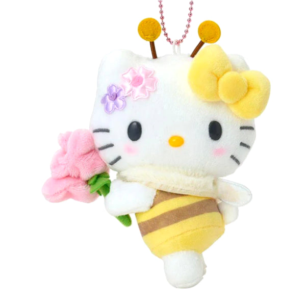 [BUNJANG] Sanrio Hello Kitty "Flower Delight" Mascot Keychain Doll / [당일발송]키티 꽃이좋아 KC 인형 마스코트 키링 헬로키티 산리오