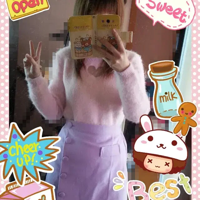 [BUNJANG] Heart Top + Skirt Set / 하트상의+스커트 세트 페어리계