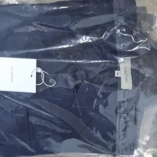 [BUNJANG] Firstfloor Pure Linen Shirt Navy Size 44 / (새상품) 퍼스트플로어 퓨어 리넨 셔츠 네이비 44사이즈
