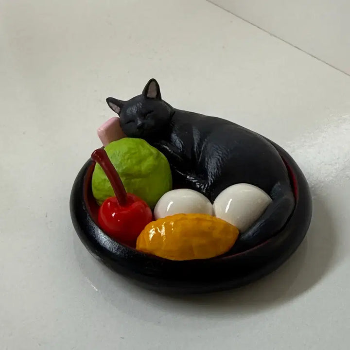 [BUNJANG] Cute Black Cat Gacha Figure / 고양이 가챠 피규어