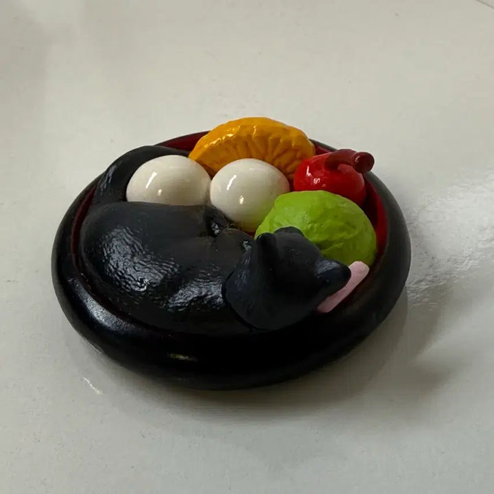 [BUNJANG] Cute Black Cat Gacha Figure / 고양이 가챠 피규어