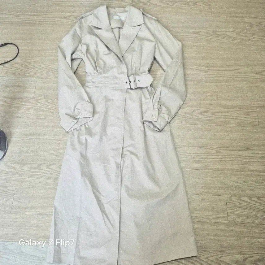 [BUNJANG] Beige Trench Dress / i베이지 트렌치 원피스