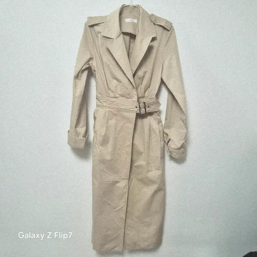 [BUNJANG] Beige Trench Dress / i베이지 트렌치 원피스