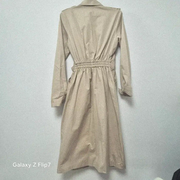 [BUNJANG] Beige Trench Dress / i베이지 트렌치 원피스