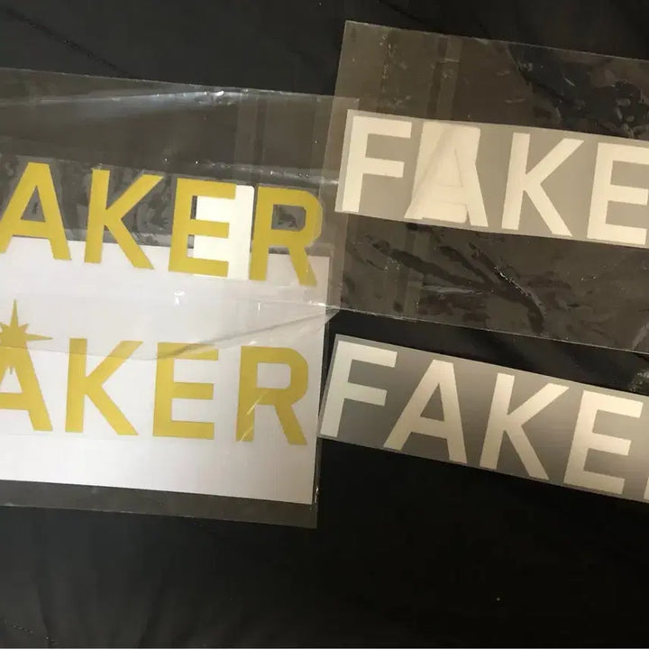 [BUNJANG] Faker Marking Sheet Gold Pre-order 6-Star / 페이커 마킹지
