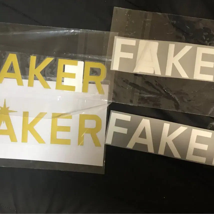 [BUNJANG] Faker Marking Sheet Gold Pre-order 6-Star / 페이커 마킹지