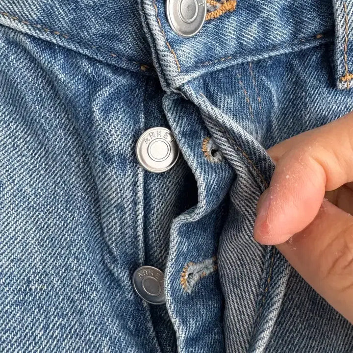 [BUNJANG] ARKET Regular Cropped Denim Jeans / ARKET 아르켓 레귤러 크롭드 데님