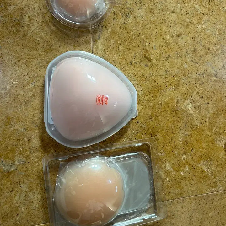 [BUNJANG] Nude Bra Set (3 Pieces) - New, Unsealed / 누드브라 새상품 3개 일괄 (니플 패치 브라, 수영복 등