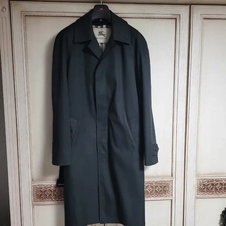 [BUNJANG] Burberry Trench Coat Mac Coat Black Size 50 (US 95-100) / 버버리 트렌치 코트 맥코트 블랙 50 사이즈 95~100