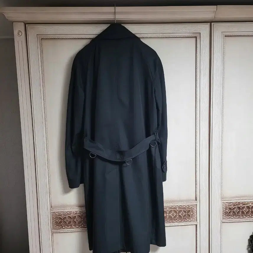 [BUNJANG] Burberry Trench Coat Mac Coat Black Size 50 (US 95-100) / 버버리 트렌치 코트 맥코트 블랙 50 사이즈 95~100