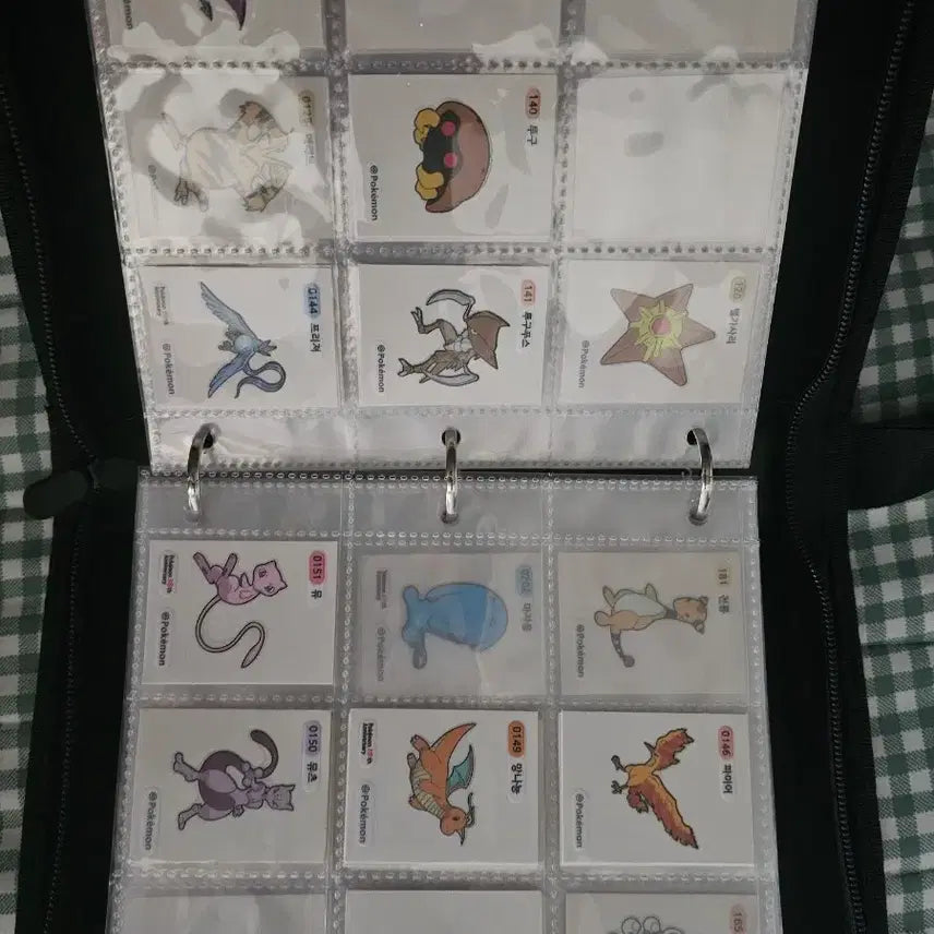 [BUNJANG] Pokemon Sticker Set - 175 Pieces - Includes Sticker Book / 포켓몬스터 띠부실 163장 판매