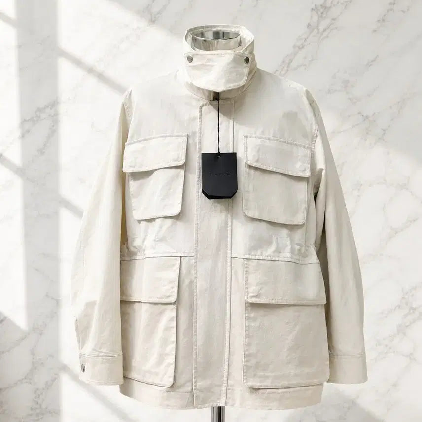 [BUNJANG] Custommellow Black Label Multi-Pocket High Neck Jacket / (정품/새상품) 커스텀멜로우 블랙라벨 필드 자켓 / 22년 / 48