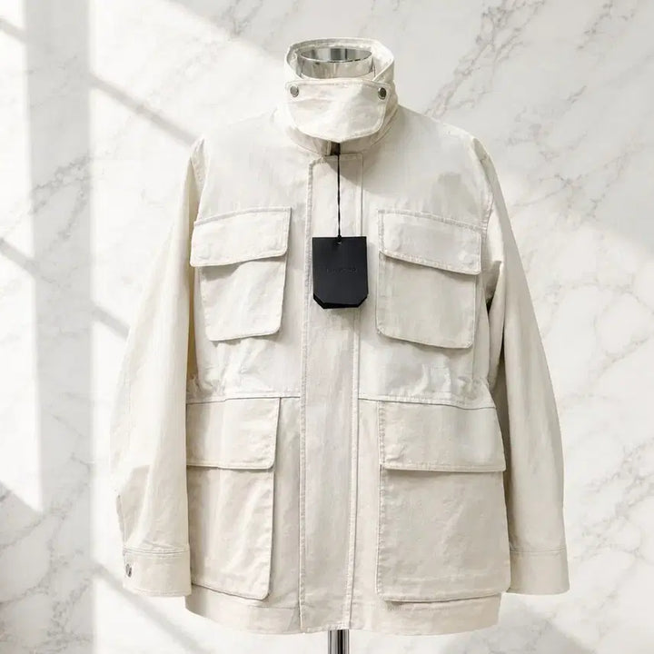 [BUNJANG] Custommellow Black Label Multi-Pocket High Neck Jacket / (정품/새상품) 커스텀멜로우 블랙라벨 필드 자켓 / 22년 / 48