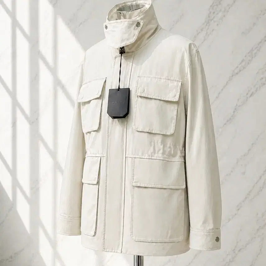 [BUNJANG] Custommellow Black Label Multi-Pocket High Neck Jacket / (정품/새상품) 커스텀멜로우 블랙라벨 필드 자켓 / 22년 / 48