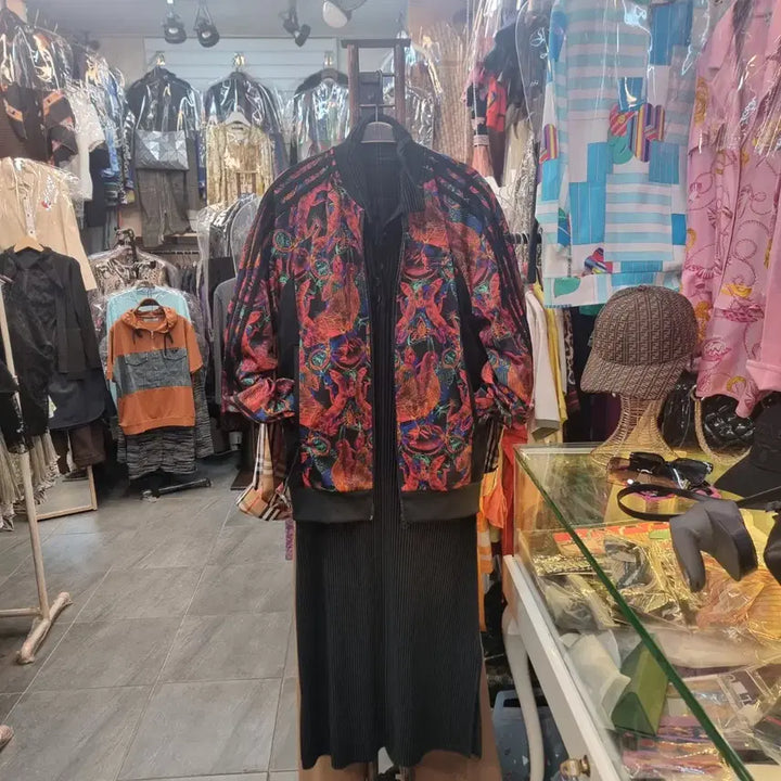 [BUNJANG] Adidas Flower Pattern Track Top (Unisex) / 아디다스 플라워 패턴 트랙탑  (남.여공용)100~95