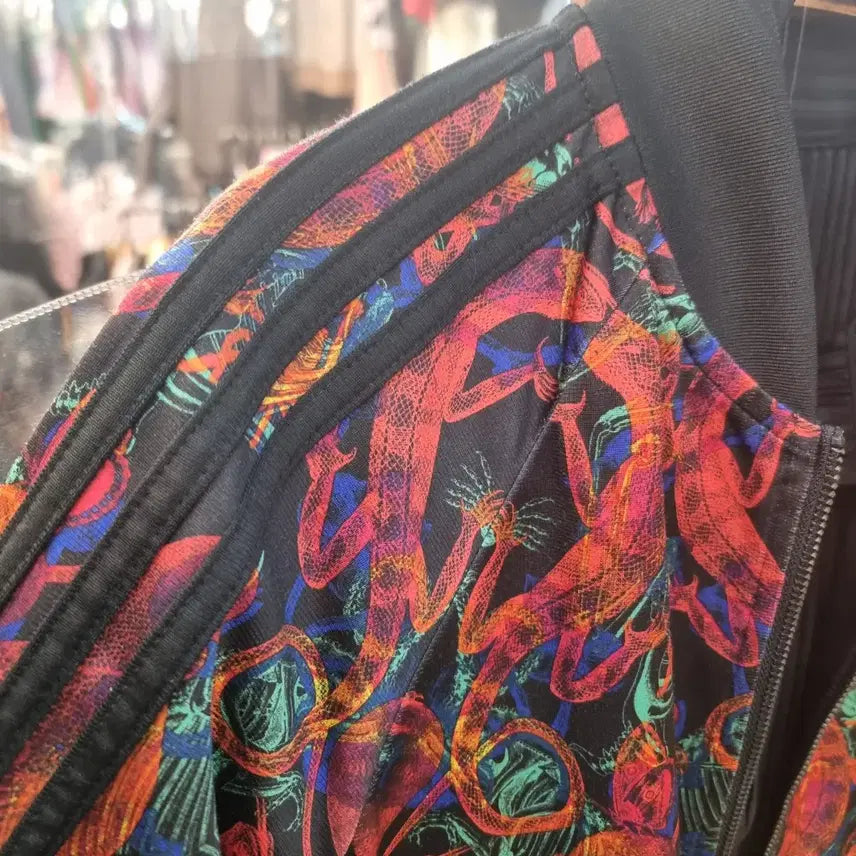 [BUNJANG] Adidas Flower Pattern Track Top (Unisex) / 아디다스 플라워 패턴 트랙탑  (남.여공용)100~95