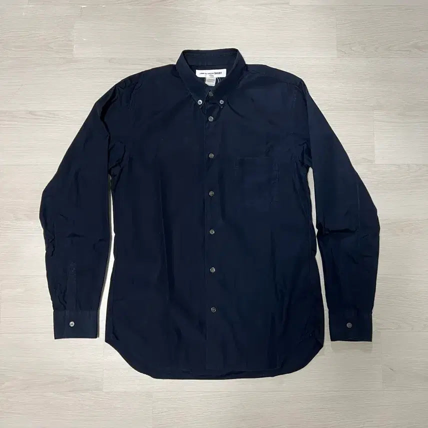 [BUNJANG] Comme des Garçons Dark Navy Shirt / 꼼데가르송 셔츠 다크 네이비 셔츠