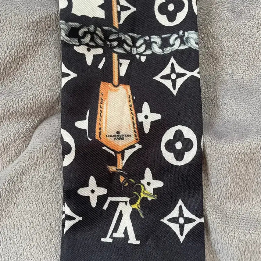 [BUNJANG] Louis Vuitton Monogram Confidential Bandana Scarf / 루이비통 모노그램 컨피덴셜 방도