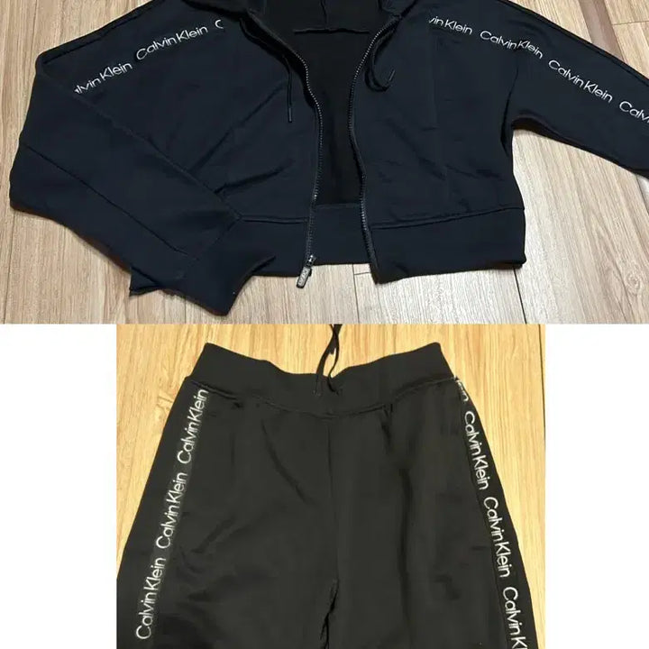 [BUNJANG] Calvin Klein Black Logo Training Set / 캘빈클라인 블랙 트레이닝복 세트 ck 세트