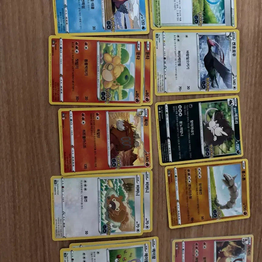 [BUNJANG] Pokemon GO Pack Common Cards / 포켓몬 고 팩 일반카드 판매