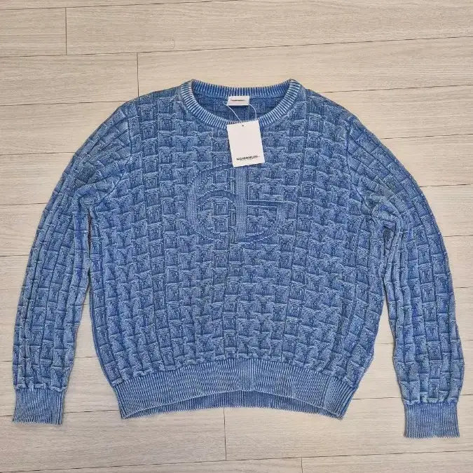[BUNJANG] No Manual Jacquard Knit L / 새상품) 노매뉴얼 자카드 니트 L
