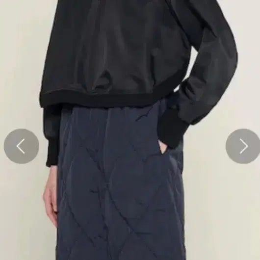 [BUNJANG] KUHO Quilted Long Dress Navy Size 85 / 구호 퀼팅 롱 원피스