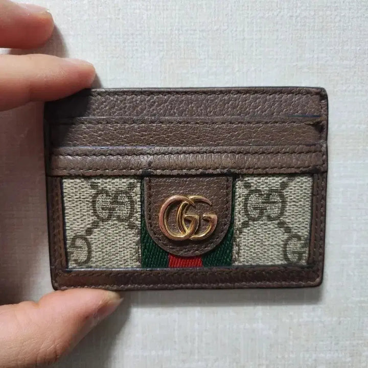 [BUNJANG] Gucci Ophidia GG Card Case / 구찌 남녀 공용 오피디아 GG 카드 케이스 (정품)
