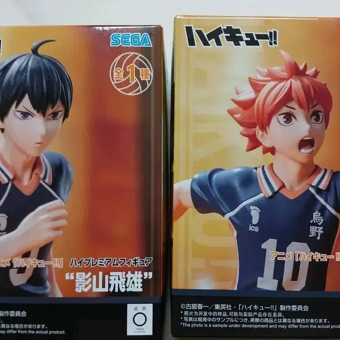 [BUNJANG] Haikyuu!! Sega Figures Hinata &amp; Kageyama Bundle Set / 하이큐 세가 피규어 히나타 카게야마 일괄