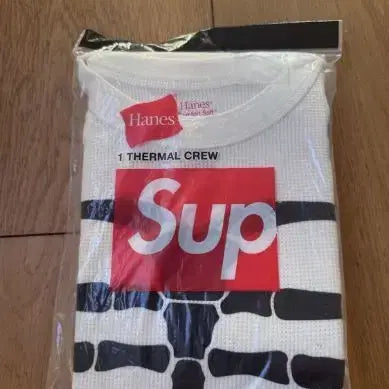 [BUNJANG] Supreme Haynes Bones Thermal Crew Natural / [XL] 슈프림 헤인즈 본즈 써멀 크루 내츄럴 (1개입)