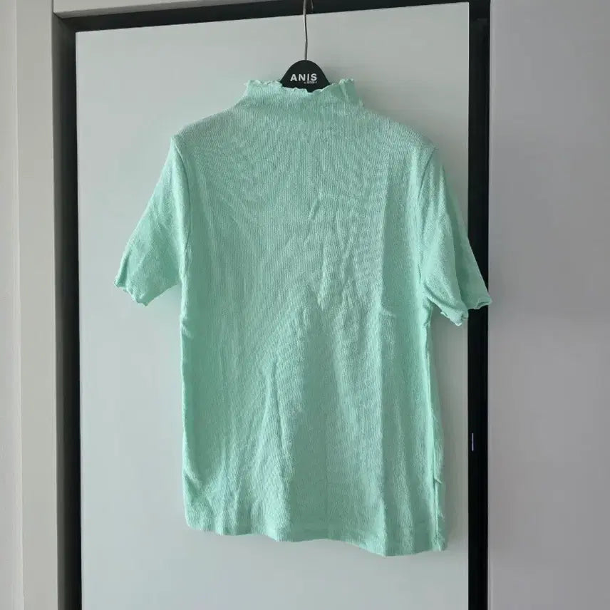 [BUNJANG] Mint Turtle Neck Knit Top (New) / 민트 반폴니트티(새상품)