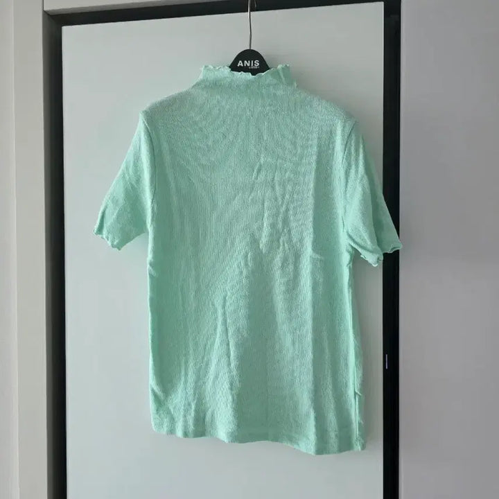 [BUNJANG] Mint Turtle Neck Knit Top (New) / 민트 반폴니트티(새상품)