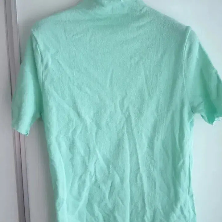 [BUNJANG] Mint Turtle Neck Knit Top (New) / 민트 반폴니트티(새상품)