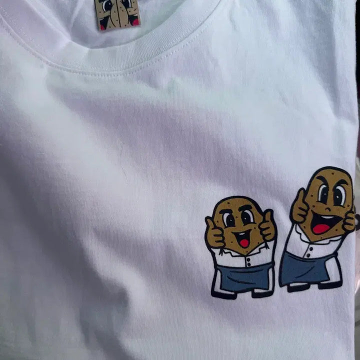 [BUNJANG] Egg is Coming KKPP Food T-shirt Size M / 에그이즈커밍 콩콩밥밥 티셔츠 KKPP 푸드