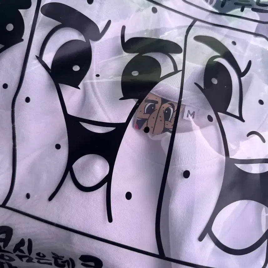 [BUNJANG] Egg is Coming KKPP Food T-shirt Size M / 에그이즈커밍 콩콩밥밥 티셔츠 KKPP 푸드